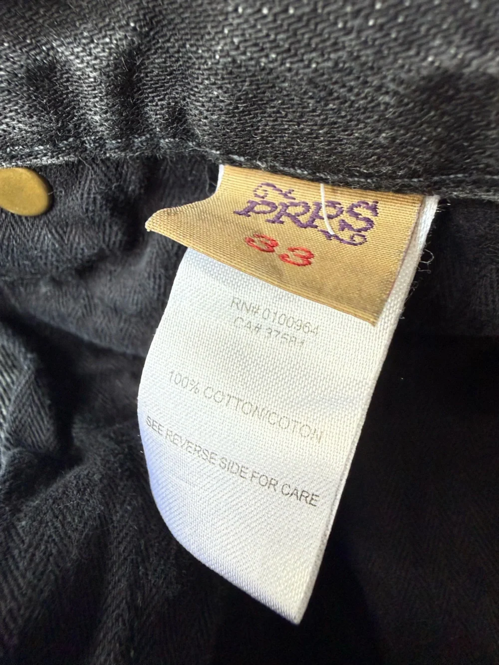 PRPS Distressed Demon Fit Jeans Size 33